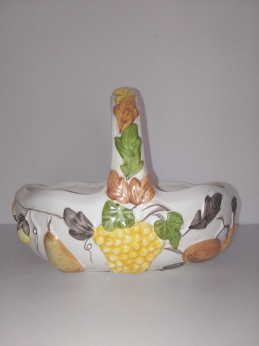 Fruteira anos 90 tema frutas louça