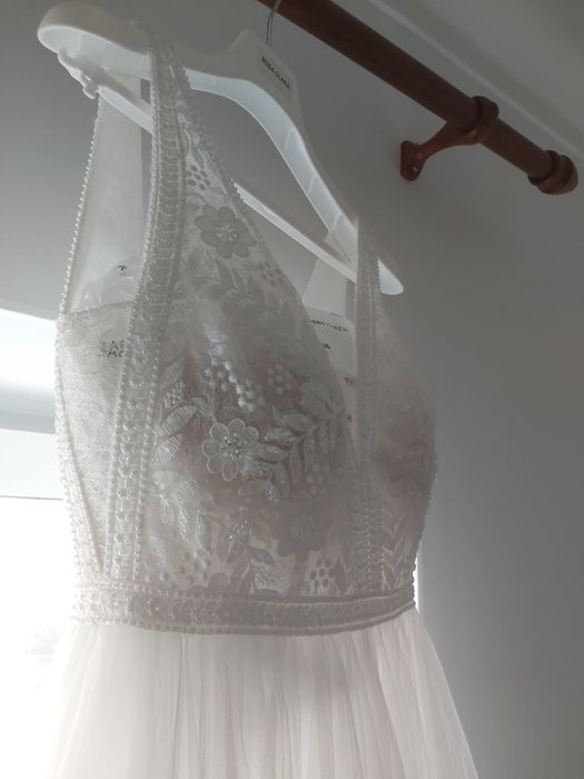 Vestido de noiva Rosa Clará