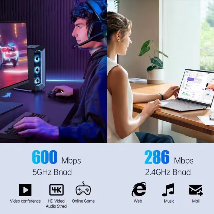 Wi-Fi 6 адаптер FENVI AX900 для ПК PCI-E + Bluetooth 5.4