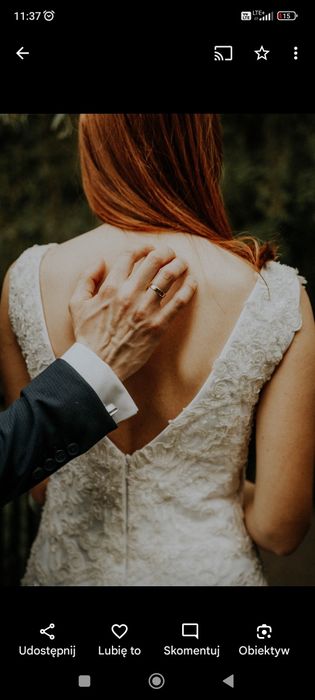 Suknia ślubna 180cm+5