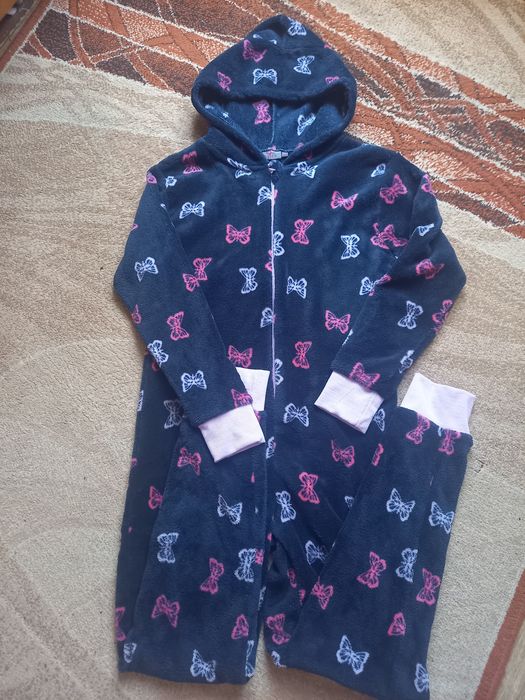 Granatowa piżama-kombinezon, rozm.158