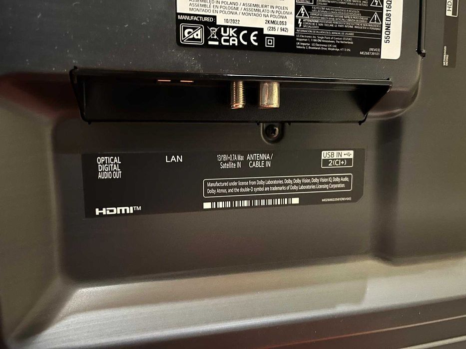 LG 55 polegadas 55QNED816QA