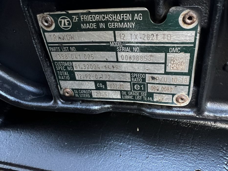 КПП ZF Traxon 12TX2821TO 12 TX 2821 TO MAN TGX: 3 700 $ - КПП