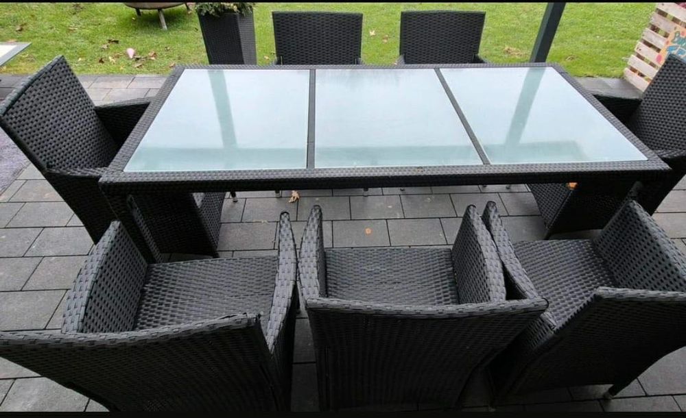 Stół meble ogrodowe rattanowe