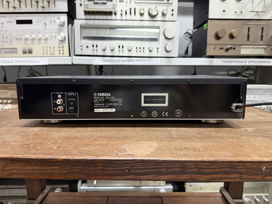 ‼️ Yamaha CDX-396 – Odtwarzacz CD Hi-Fi z 24-Bitowym Przetwornikiem DAC, Wyjściem Cyfrowym i Naturalnym Brzmieniem Yamaha | Audio Room