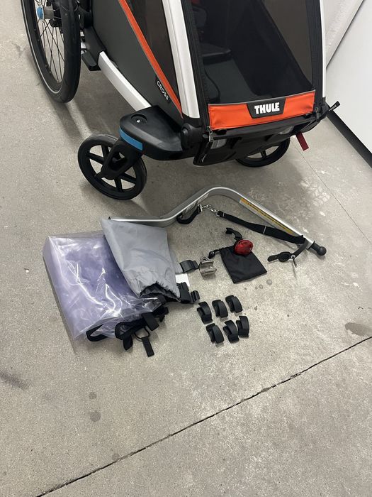 Thule Chariot Cross Jak nowa przyczepka rowerowa spacerówka