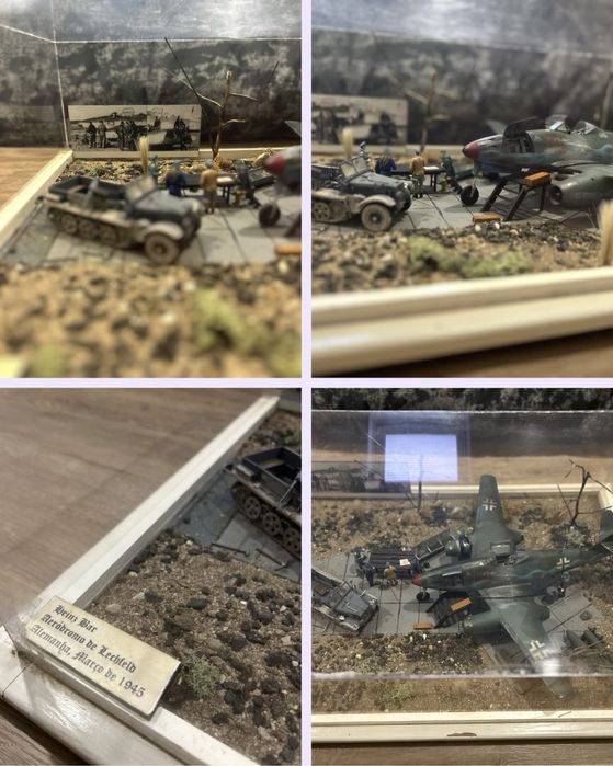 Maquetes Messerschmitt Me 262 e McDonnell Douglas F-4E Phantom II