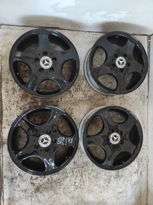 349 Felgi aluminiowe ORYGINAŁ MERCEDES A i B R 16 5x112 Ładne Czarne