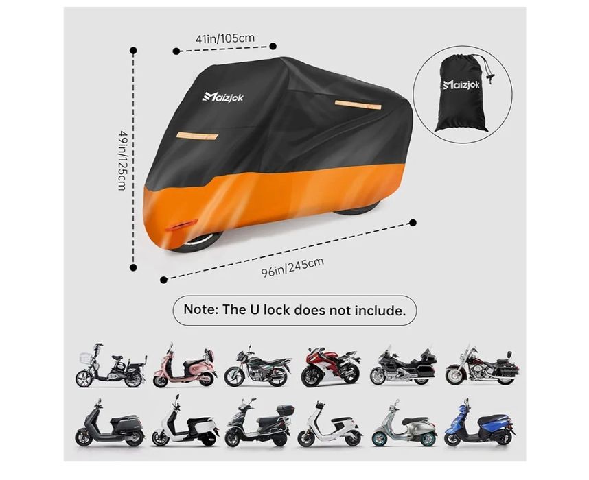 Capa para moto impermeável