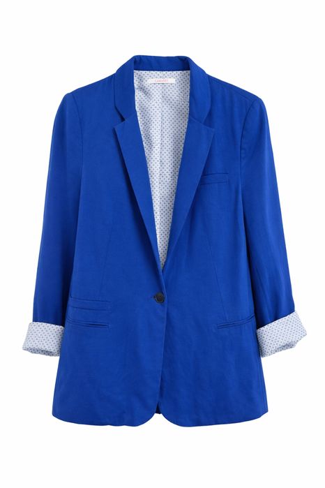 Marynarka kobaltowa Dzianinowa