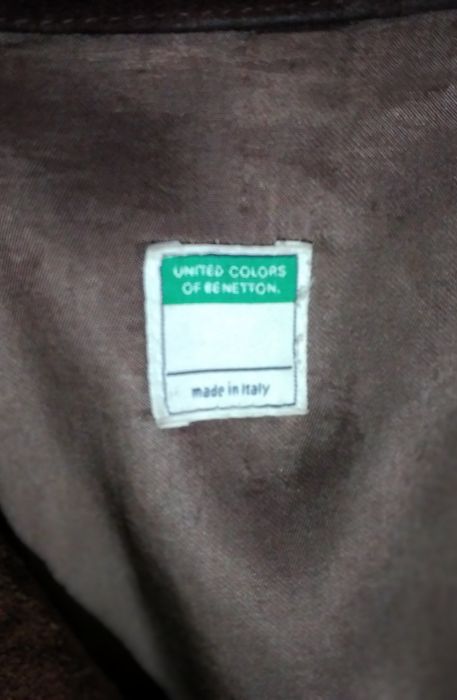 Casaco de camurça da Benetton