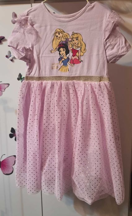 Ciuszki dla dziewczynki - księżniczki, barbie rozm. 128, 134