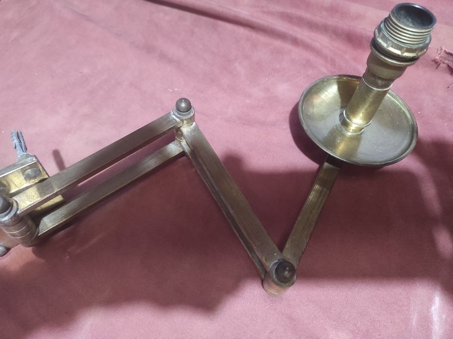 6 candeeiros de cobre