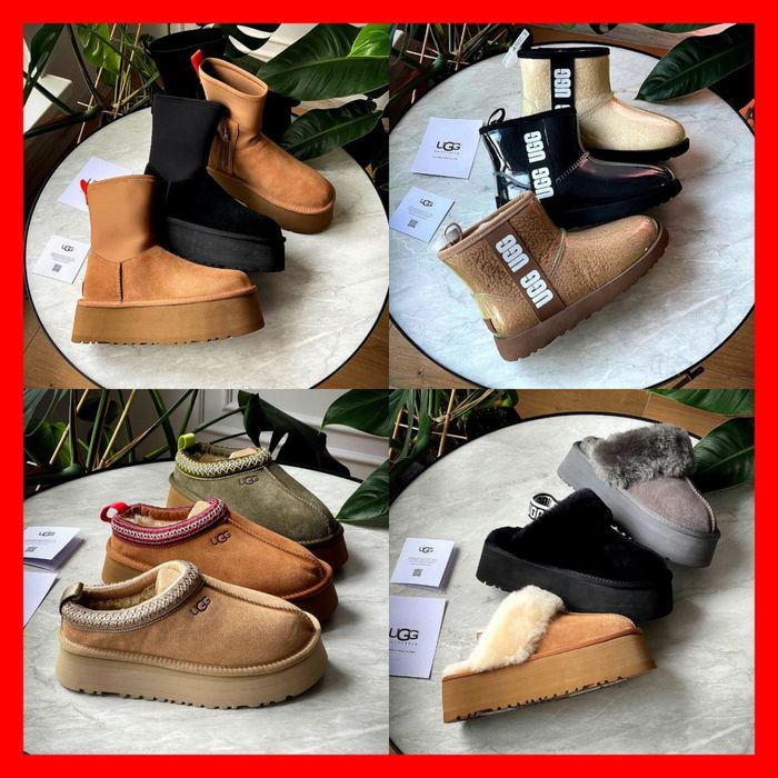 БЕЗ ПЕРЕДПЛАТИ Зимові черевики UGG Classics Mini, Neumel, Tazz, Tasman