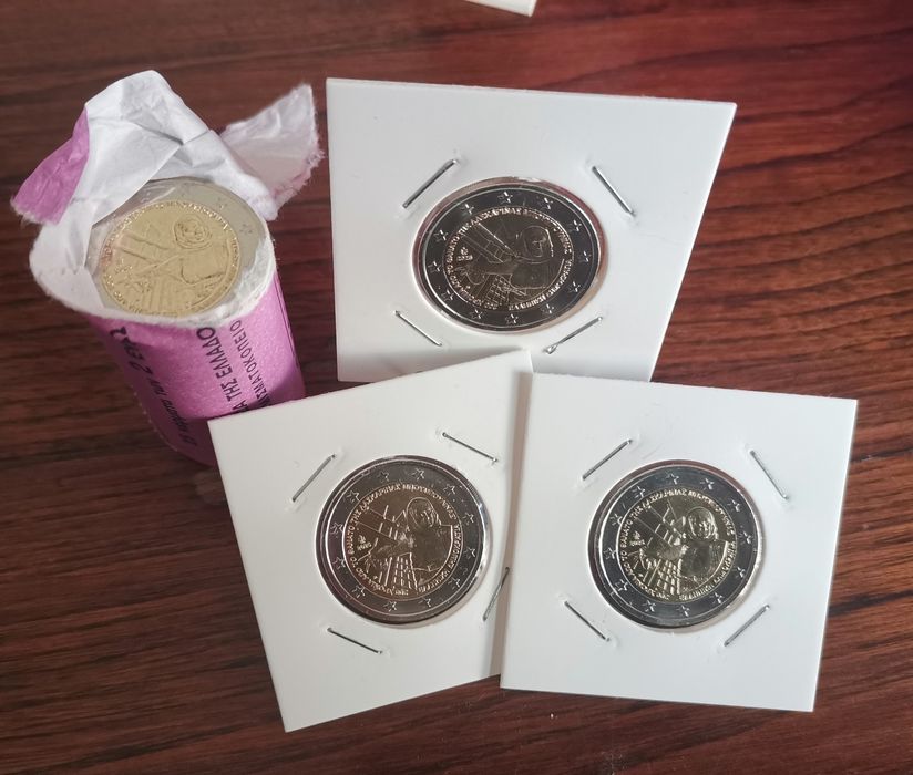 Moeda UNC comemorativa de 2€ Grécia 2025