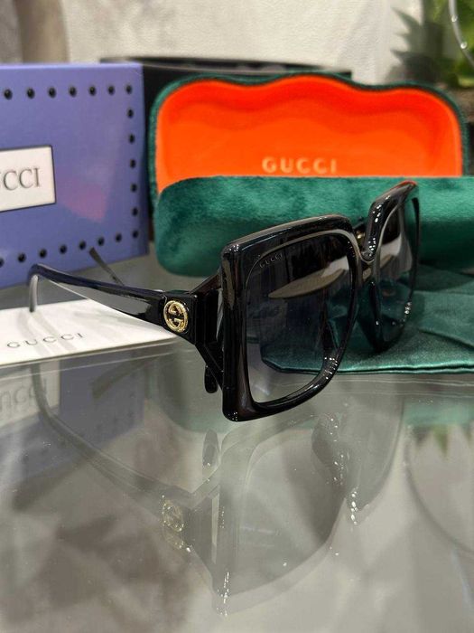 Сонцезахисні окуляри GUCCI модель GG0876S Гучі жіночі чорні градієнт