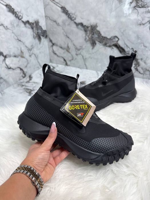 Кросівки Nike Acg Mountain Fly Gore-Tex Black, Найк Асдж Чорні, не промокають