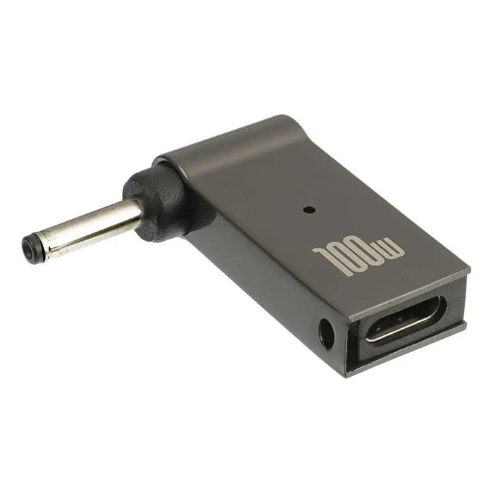 Адаптер USB-C/PD 100W для зарядки ноутбуков (5.5х2.5mm)