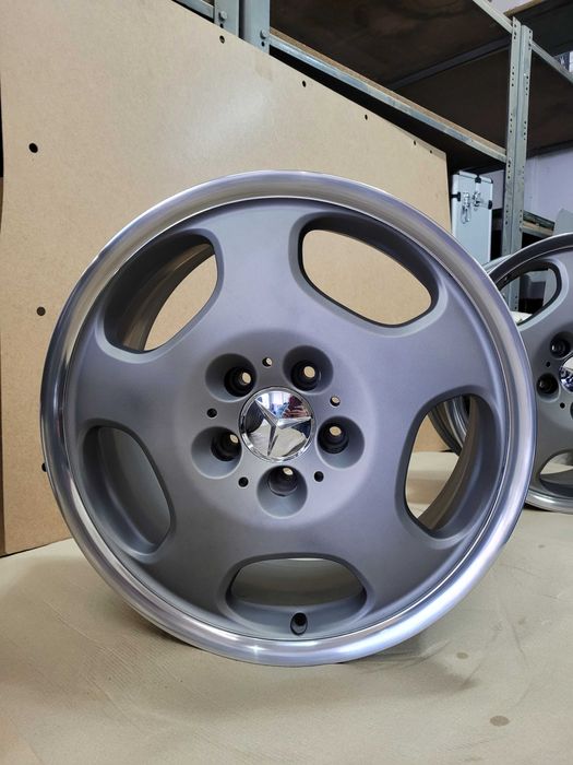 Oryginalne MERCEDES MEKAB 7,5J 17" 5X112 ET 37 polerowany rant