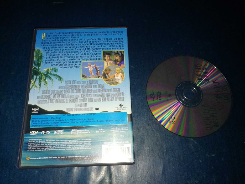 SIX JOURS SEPT NUITS(SEIS DIAS E SETE NOITES)DVD (legendagem Português