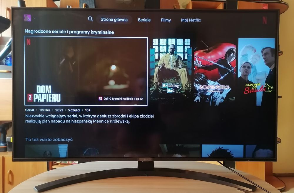 Telewizor LG | 4K Smart TV HDR | PS5 | Netflix | YouTube + pilot