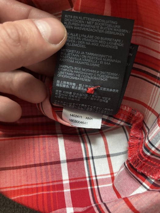 Koszula Jack Wolfskin | 100% Bawełna Organiczna | Rozmiar L | Kratka