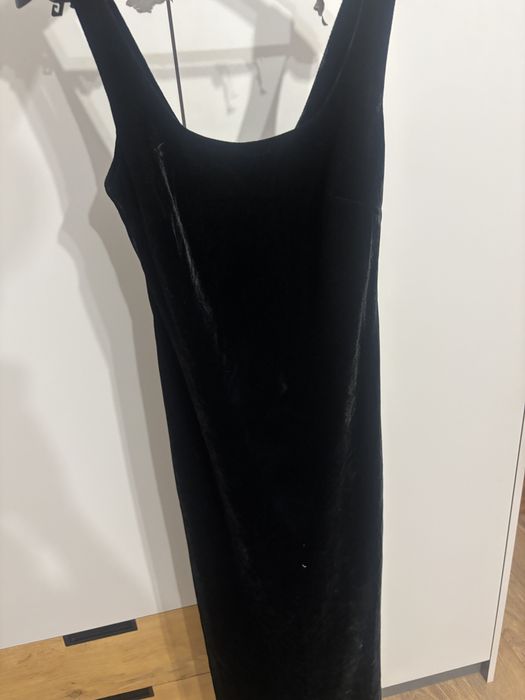 sukienka dluga czarna stan bardzo dobry  rozmiar S
