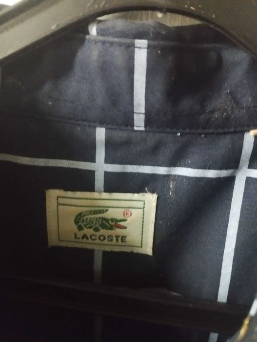Camisa lacoste azul