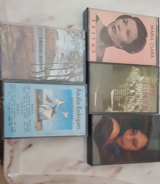 Cassetes Amália Rodrigues, Teresa Salgueiro, Dulce Pontes, Gal Costa