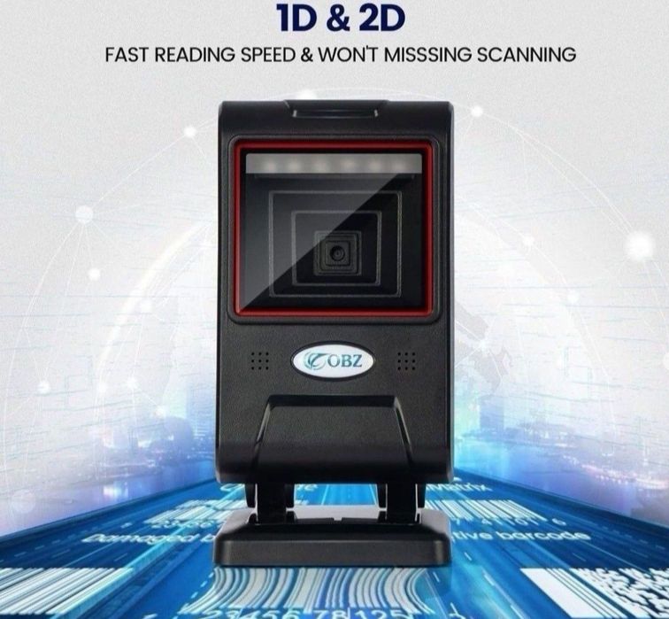 Skaner kodów 1D 2D QR OBZ - czytnik USB