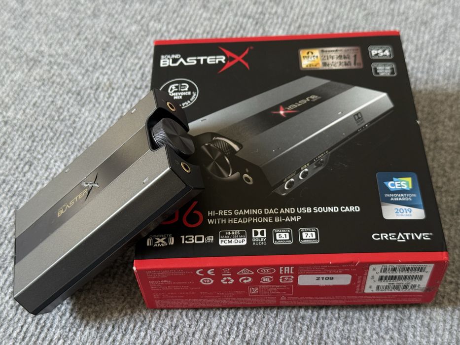 Karta dźwiękowa Creative Sound BlasterX G6