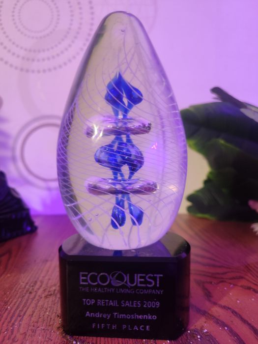 Нарада из художнственного стекла ручной работы