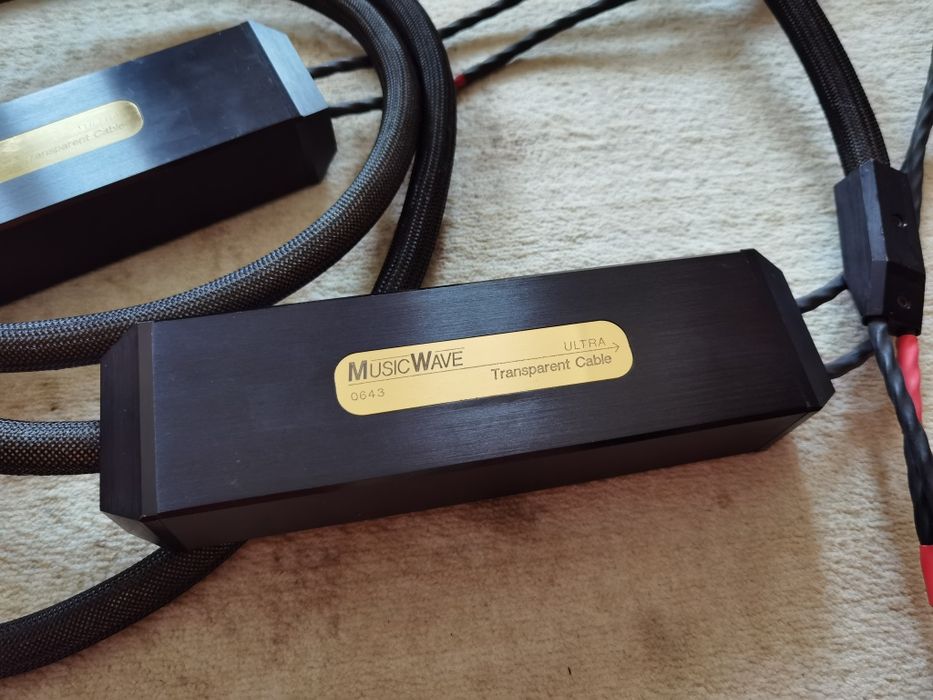 Transparent audio musicwave ultra 2x3m kable głosnikowe