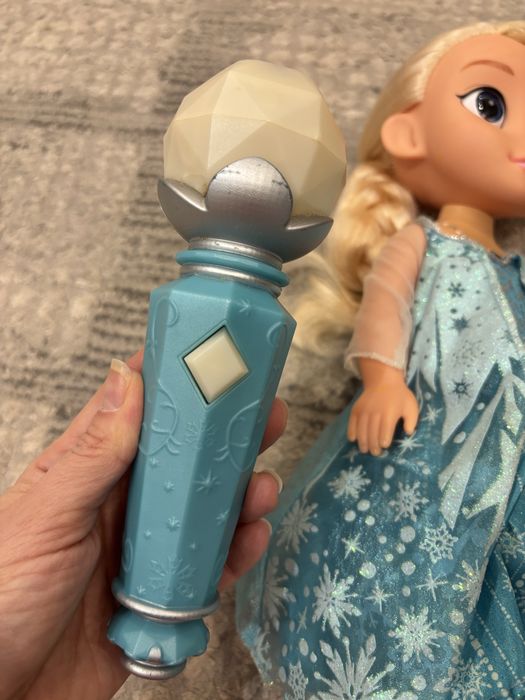 Lalka elsa interaktywna kraina lodu mikrofon śpiewa mam tę moc bdb
