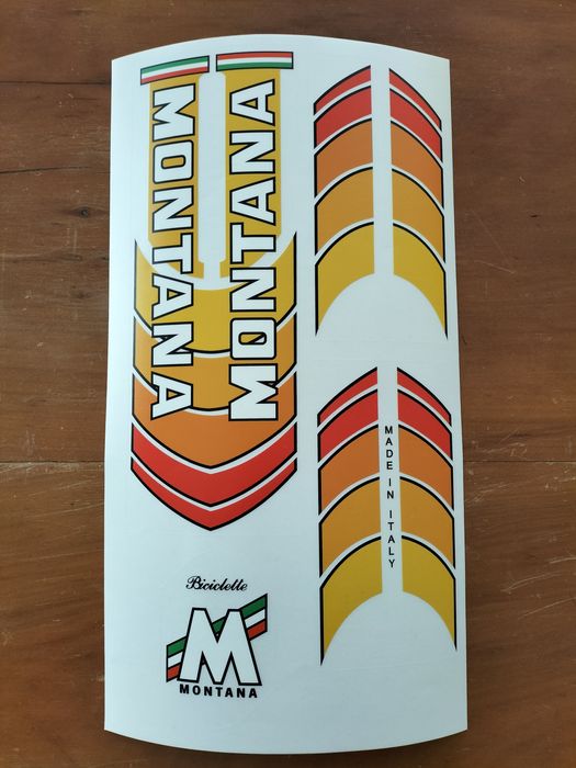 Kit autocolantes para bicicleta Montana