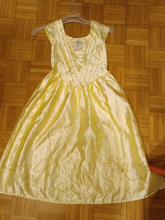 Sukienka na bal karnawałowy Bella żółta 116/122