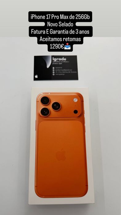 Iphone 17 Pro Max de 256Gb Novo / Selado