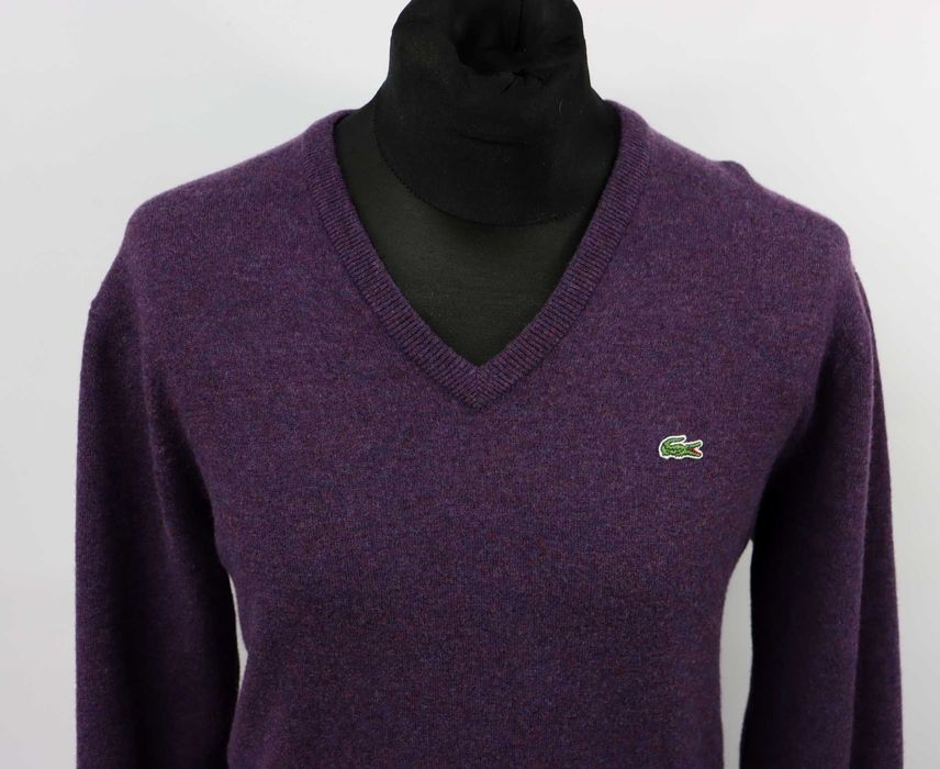 Lacoste męski wełniany sweter rozmiar 6 ( M )