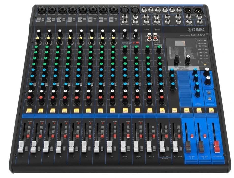 Mesa de Mistura 16 Yamaha MG16XU