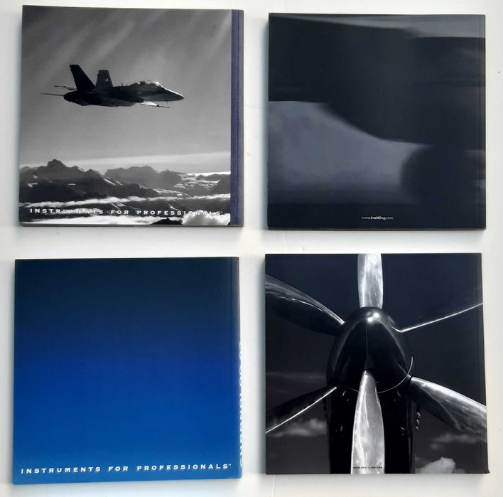 4 Catálogos Relógios BREITLING + brindes Breitling