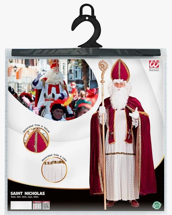 W WIDMANN MILANO Party Fashion - kostium arcybiskupa, kostium Mikołajka, kostium karnawałowy L/XL