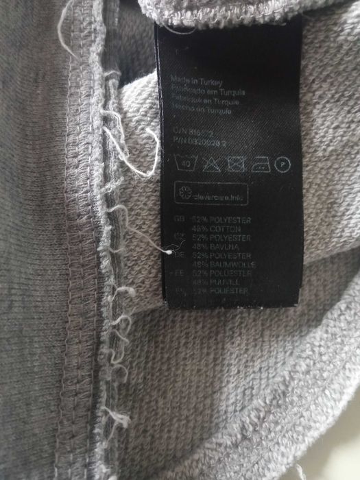 H&M koszulka T-shirt szary r S/M