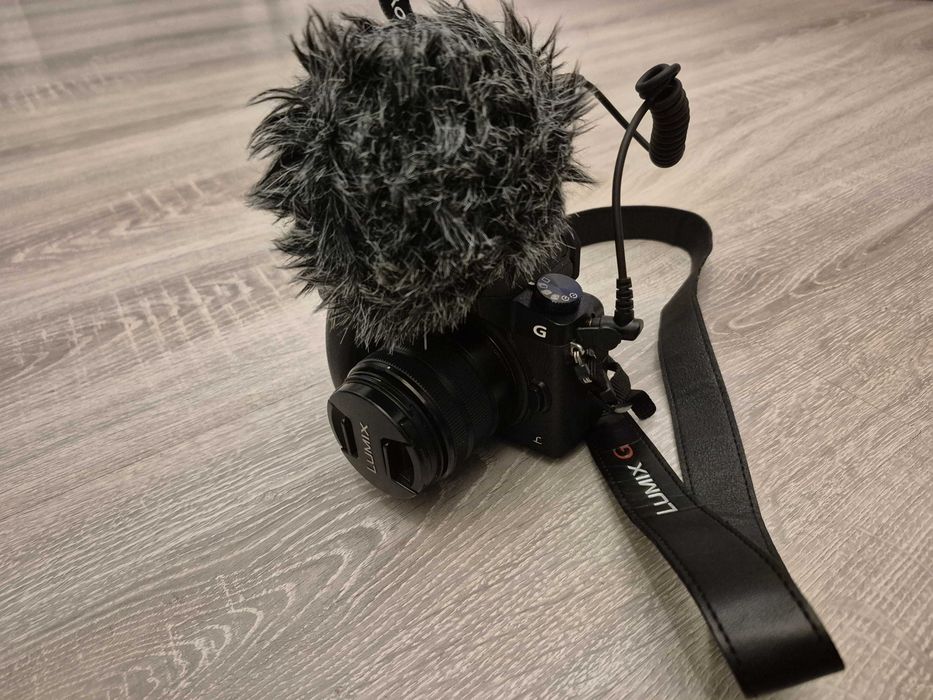 Aparat PANASONIC Lumix DMC-G7K 4K + obiektyw 14-42mm + dodatki BOX