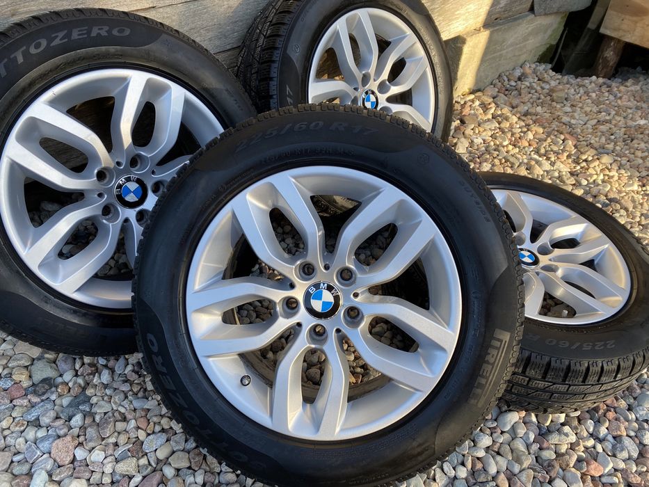 PIĘKNE KOŁA BMW X5 X3 X4 X6 E70 5x120 ET48 225/60-17 pirelli