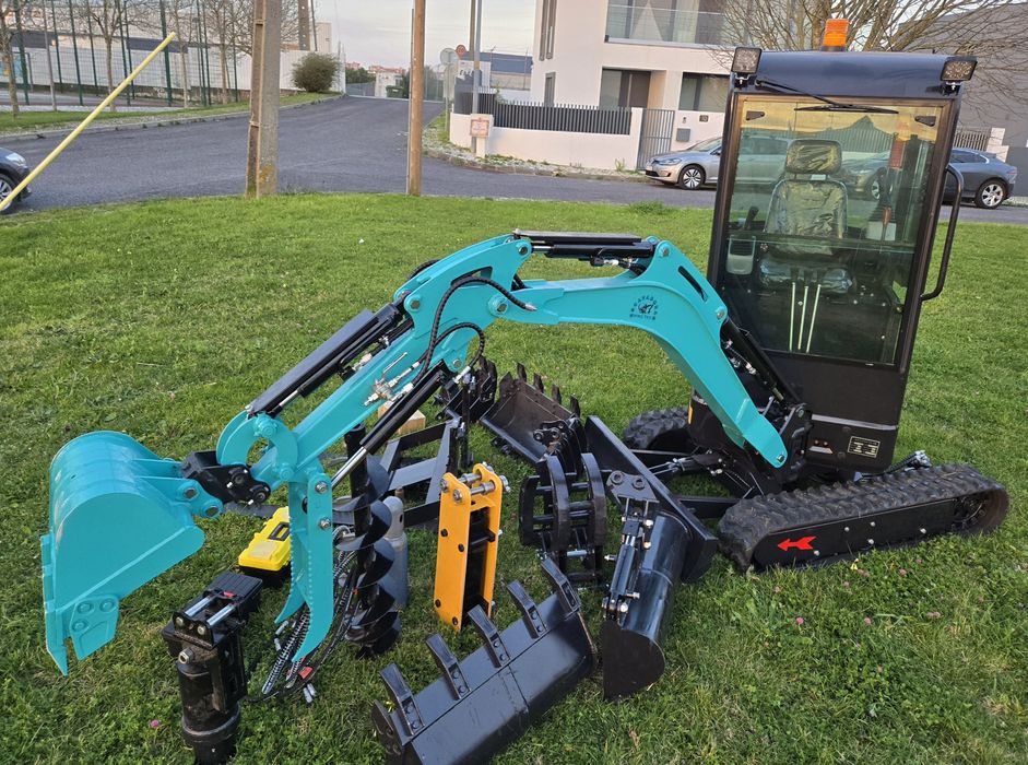 giratoria a gasóleo 2Ton com kit completo de acessórios