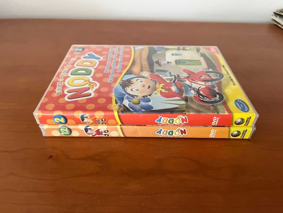 DVD's Noddy 2 e 12 - Brinca e Aprende com o Noddy