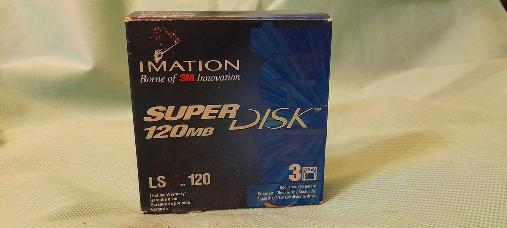 Dyskietki Imation, Super Disk 120 MB (3 sztuki)