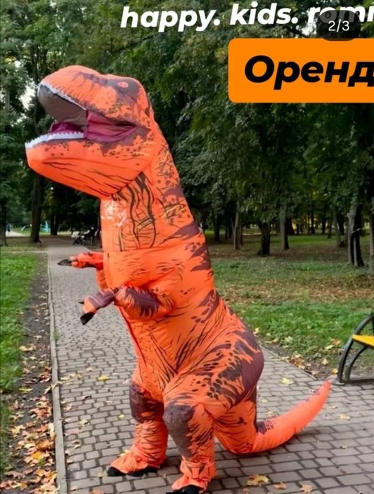 Оренда костюмів жабка єдиноріжка динозавр