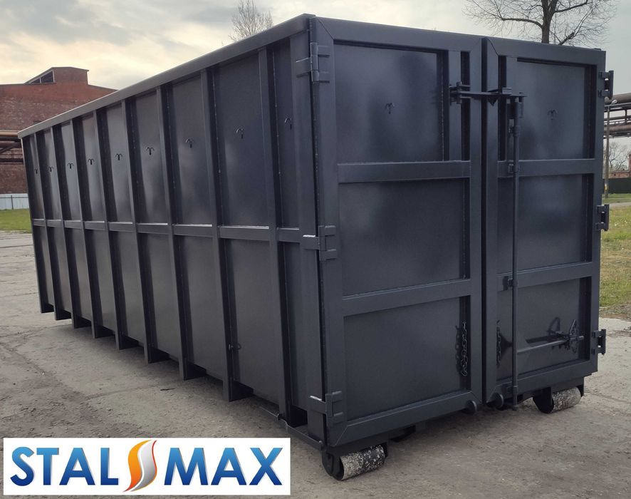 Kontener hakowy 33, 36 STAL-MAX, kontenery, złom, odpady, hakowiec