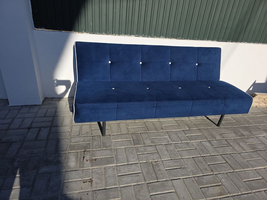 Sofá/Cama - Azul - Impermeabilizado